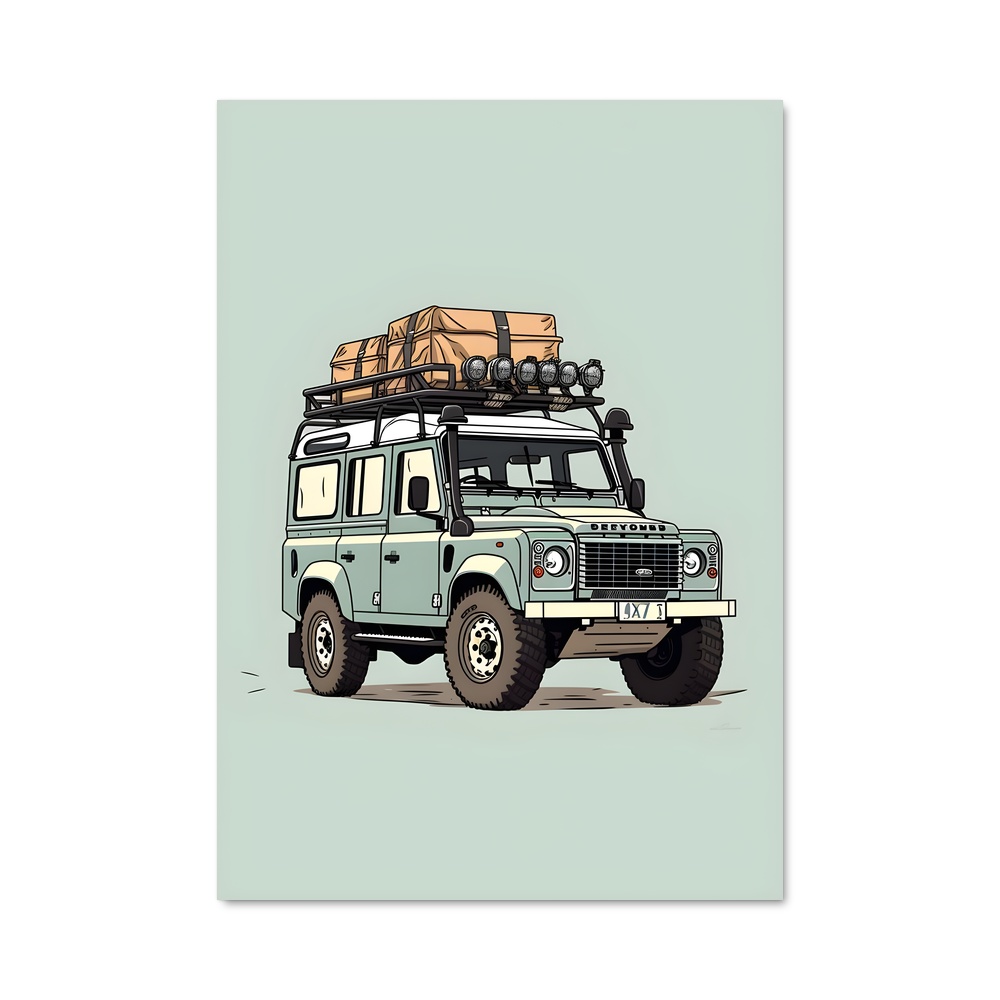 Poster Land de rover